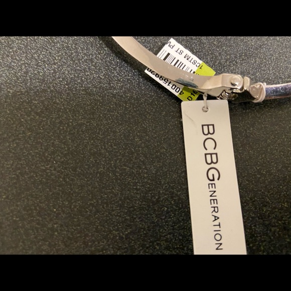 BCBG Silver and Diamond Choker Necklace - Picture 4 of 4